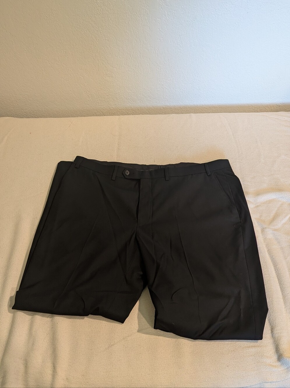 Apt. 9 Men's Black Flat-Front Dress Pants